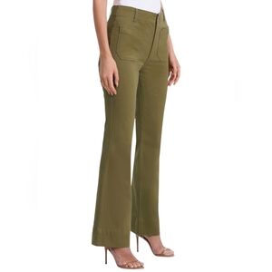 NWT - Bagatelle - Olive Khaki Flared Trousers - Size 2